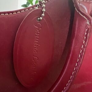 Genuine Leather Red Women's Bag